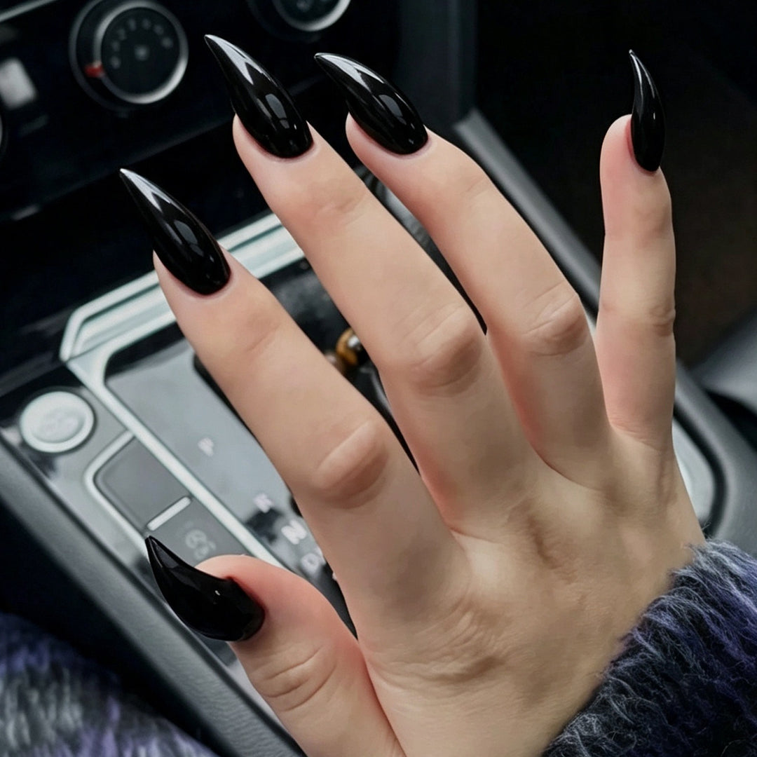 Sleek Stiletto Nail Enhancements Kalsten
