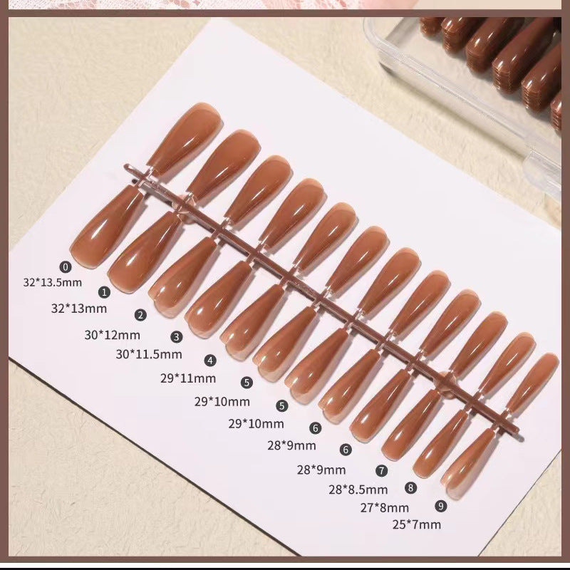 Acrylic Nail Set with Modern Design and High Gloss Finish Kalsten