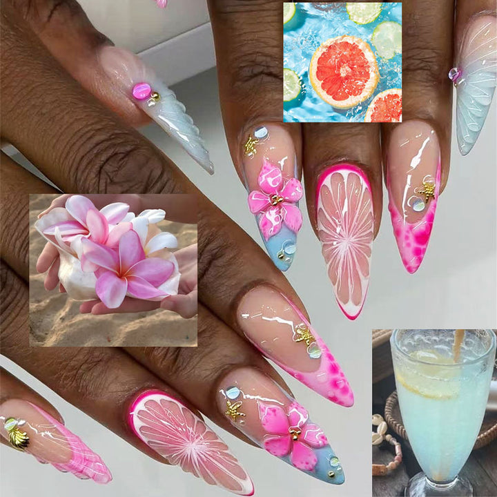 Premium Decorative Nail Tips Set Kalsten
