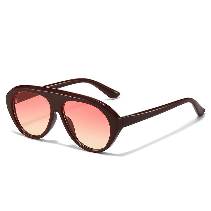 Oversized Geometric Aviator Sunglasses Kalsten