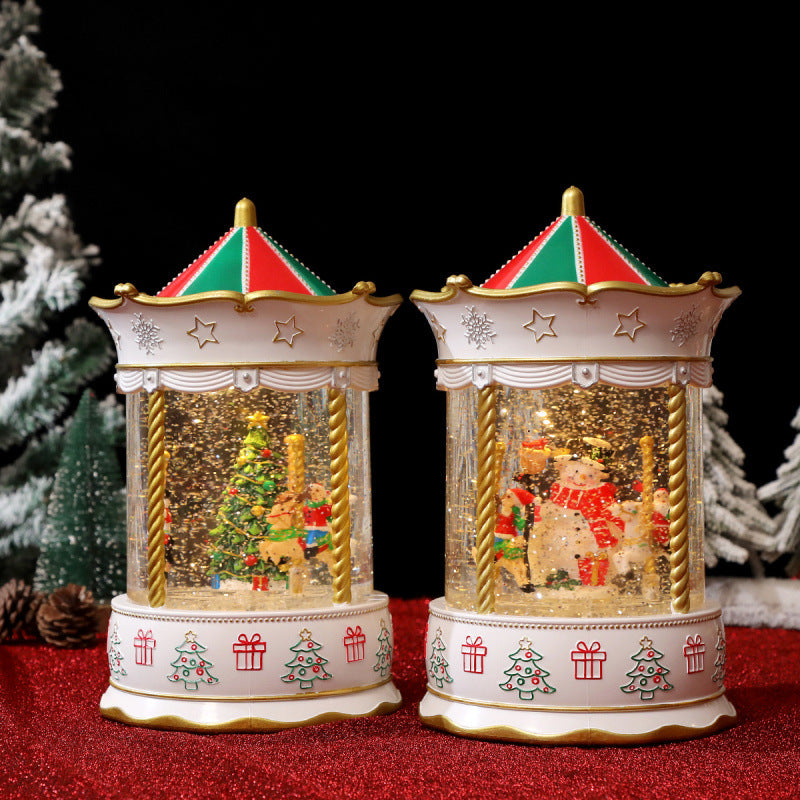 Nostalgic Christmas lantern with moving scenes Kalsten