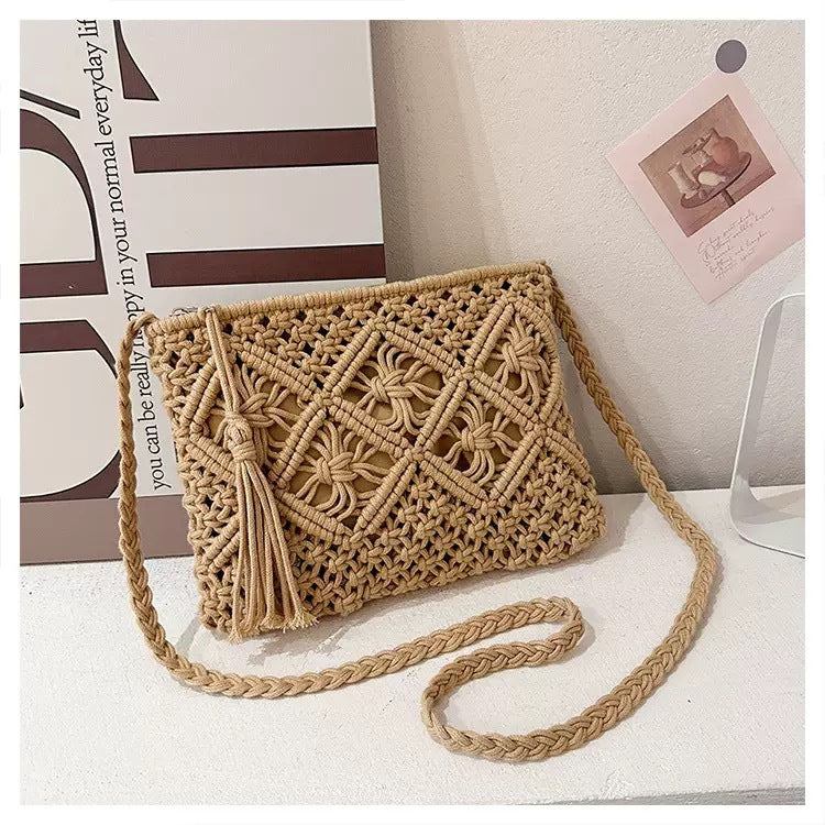 Stylish Macrame Shoulder Bag Kalsten
