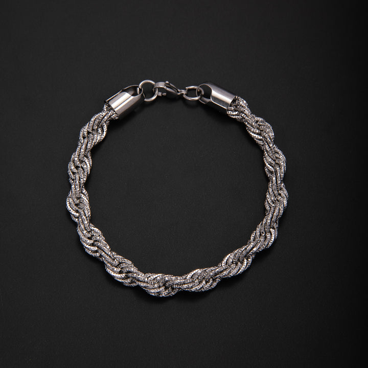 Braided Gold Statement Bracelet Kalsten