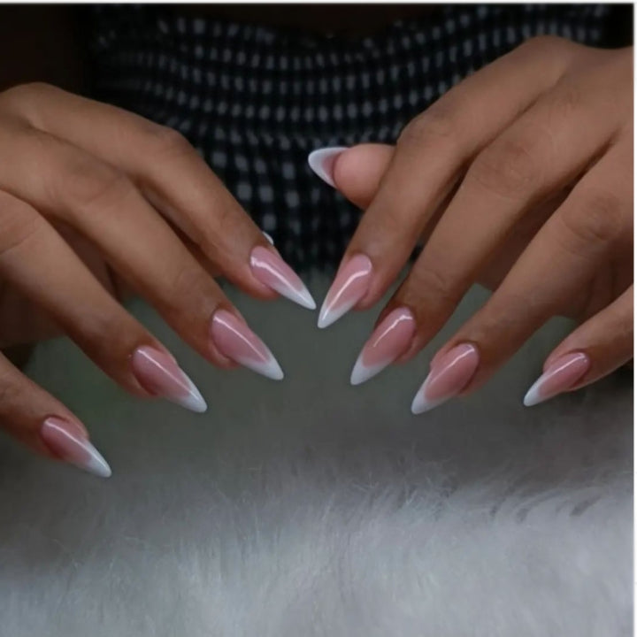 Elegant Almond-Shaped Press-On Nail Tips Kalsten
