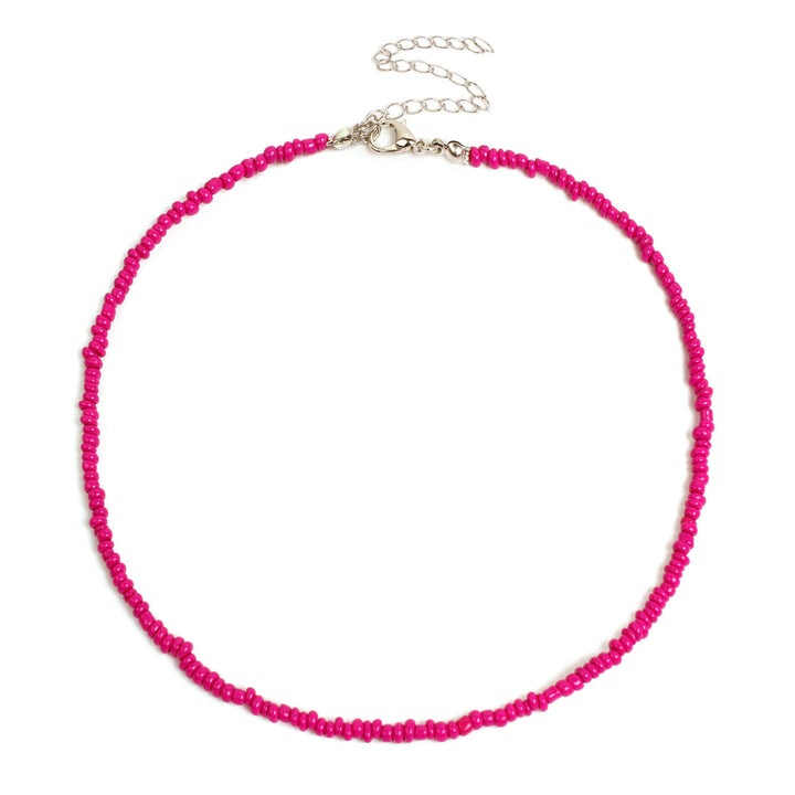 Colorful Beaded Choker Necklace Kalsten