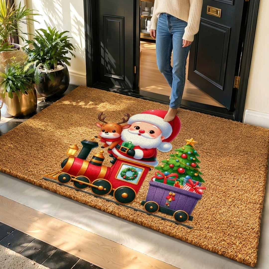 Christmas-Themed Welcome Mat Kalsten