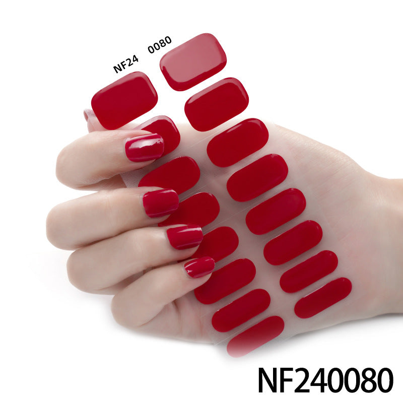 Glossy Finish Gel Nail Wraps