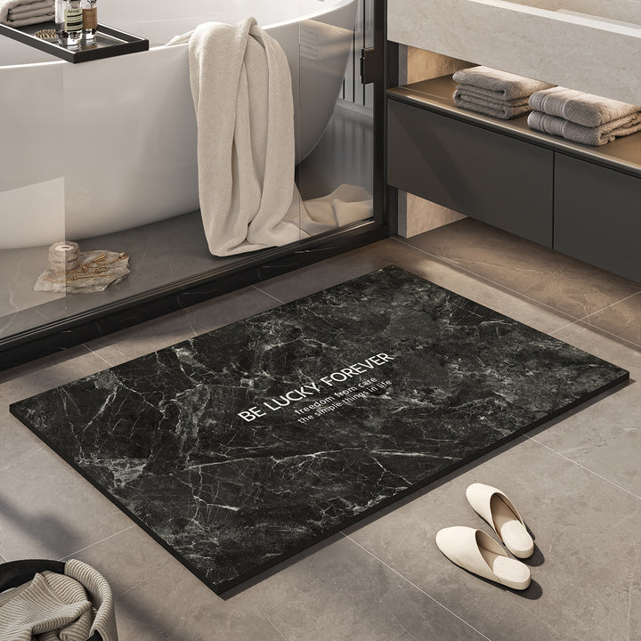 Inspirational Marble Bath Mat Kalsten