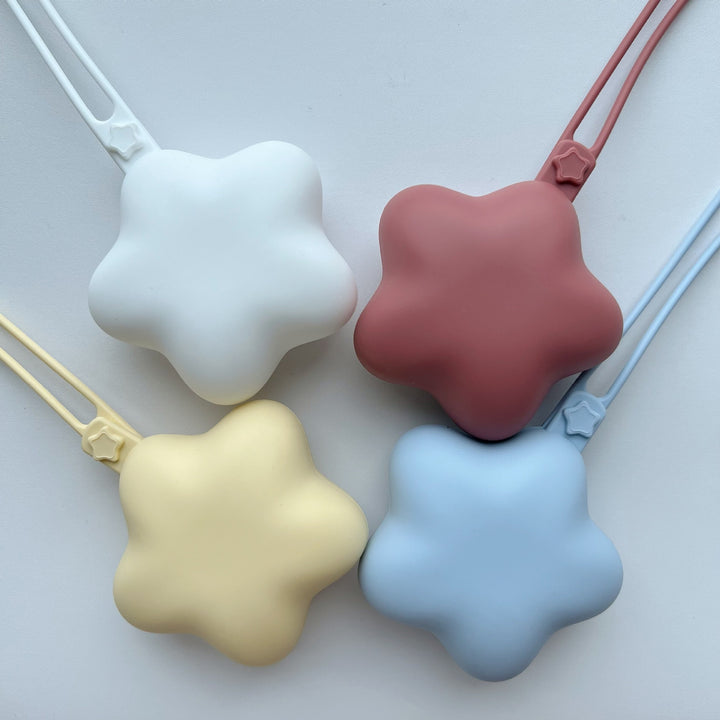 Silicone Star-Shaped Mini Pouch with Loop Strap