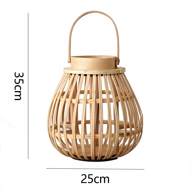 Handmade Rattan Lantern Kalsten