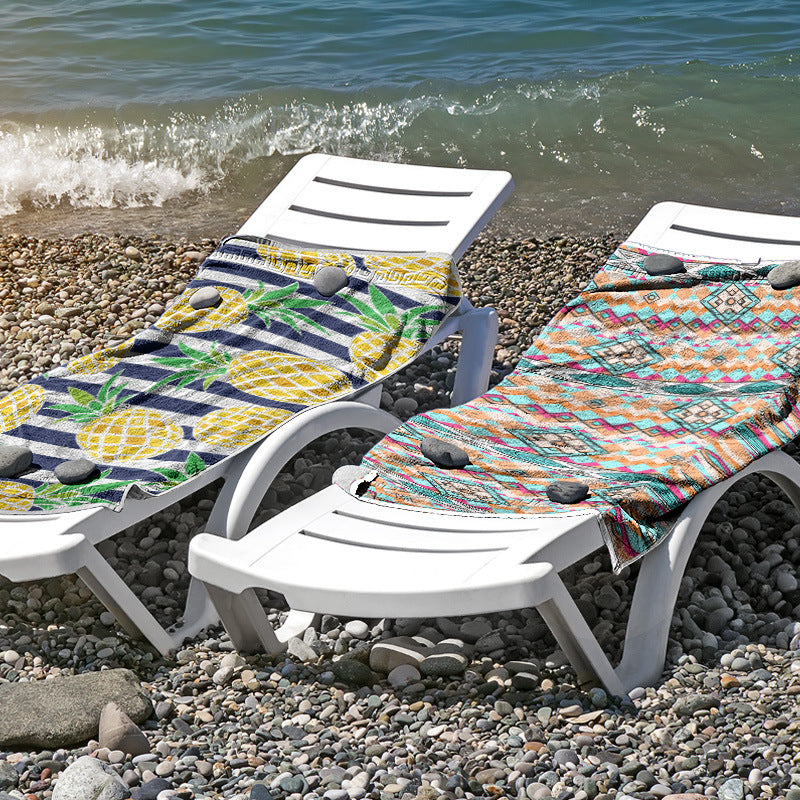 Beach towel made of skin-friendly microfiber with a creative pattern mix Kalsten