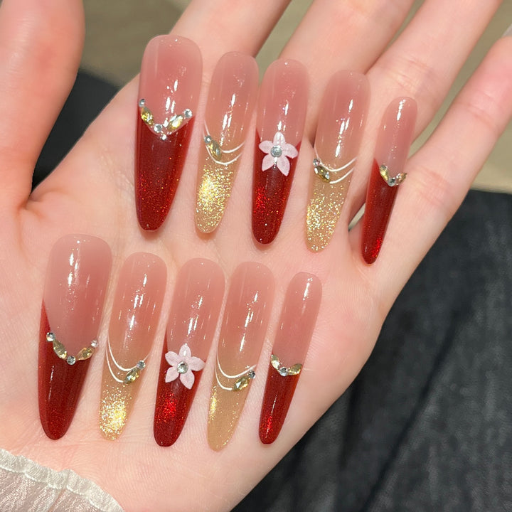 Premium Glamorous Press-On Nail Extensions Kalsten
