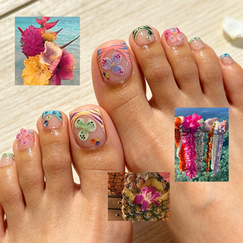 Vibrant Artistic Press-On Nail Tips Collection Kalsten