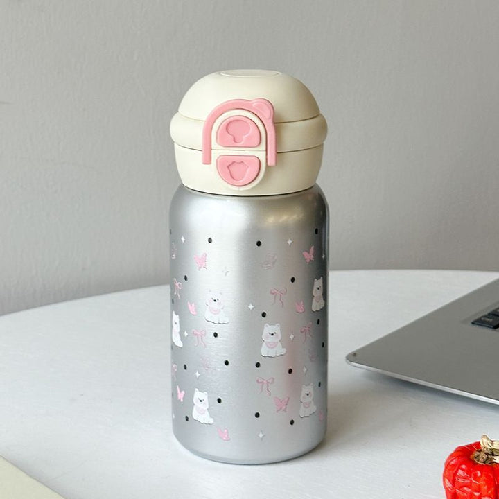 Women’s creative drinking bottle with safe closure mechanisms Kalsten