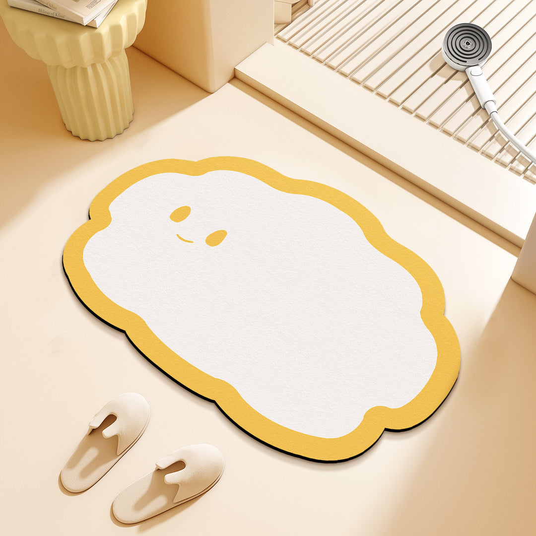 Playful Cloud-Shaped Bath Mat Kalsten