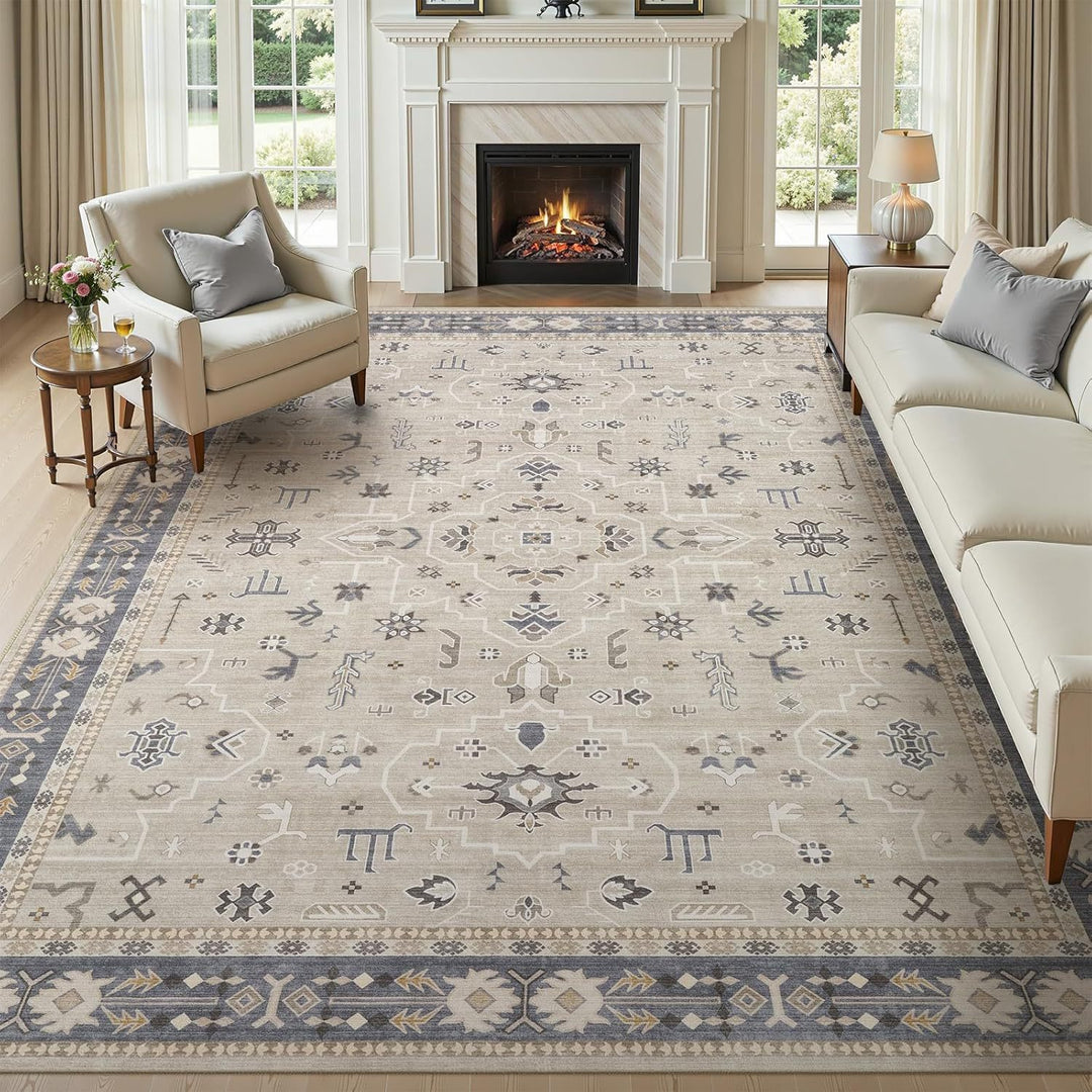 Vintage Floral Area Rug