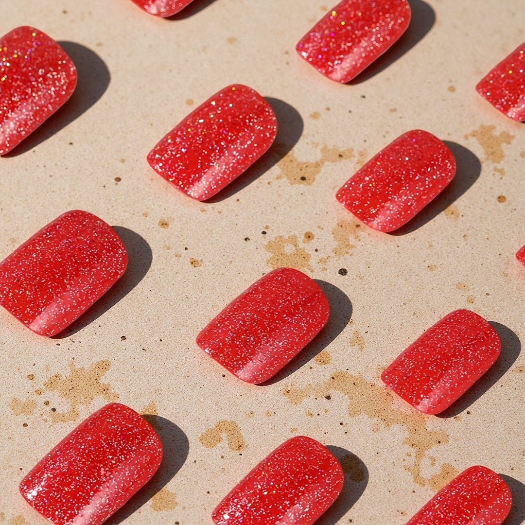 Glittering artificial nails with high-gloss effect Kalsten