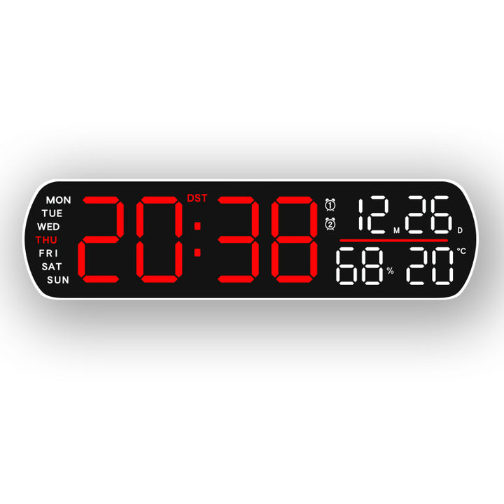 Digital wall clock with temperature and hygrometer display Kalsten