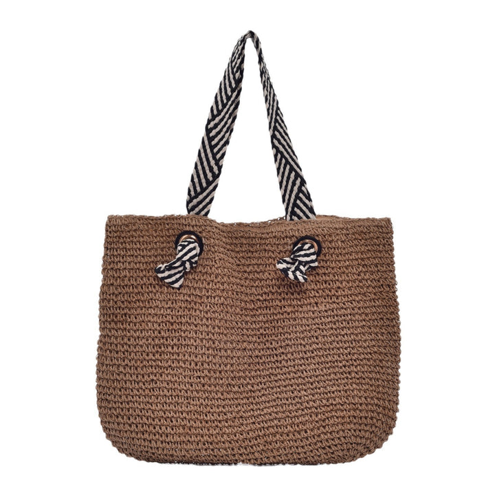 Handbag with Striped Shoulder Straps Kalsten