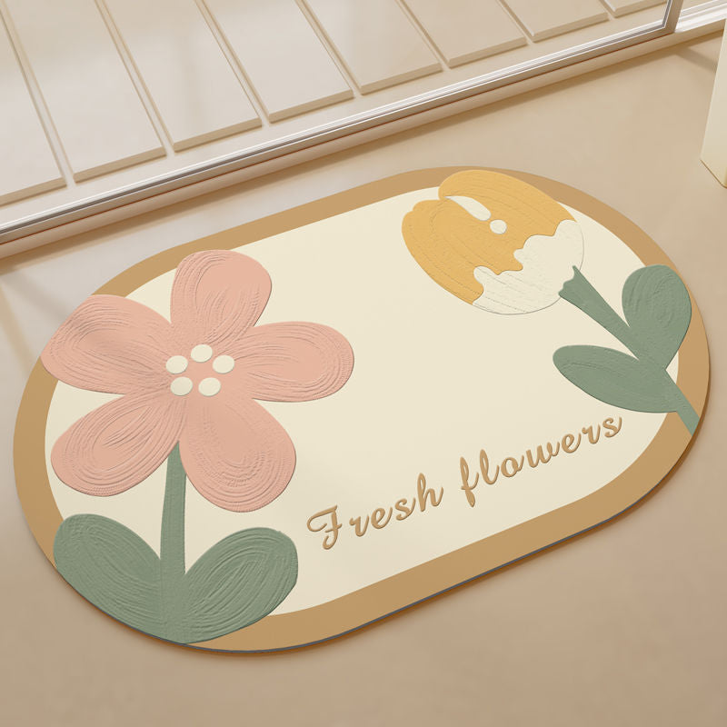Decorative Motivational Bath Mat