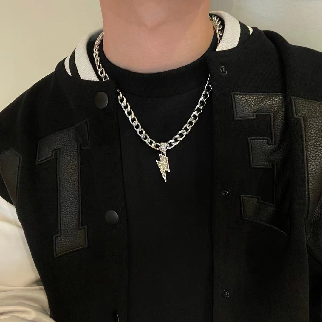 Lightning Bolt Pendant Necklace Kalsten