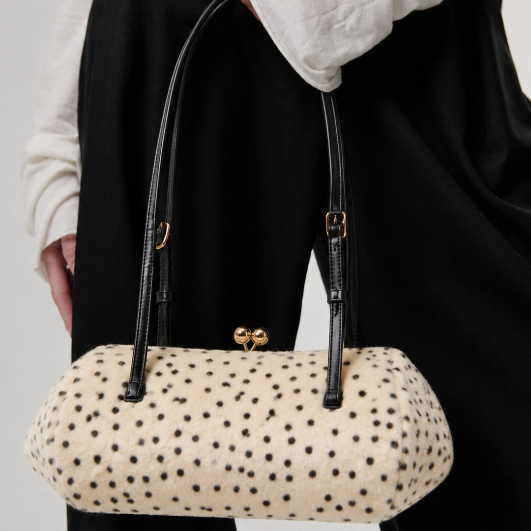 Playful Fuzzy Handheld Purse