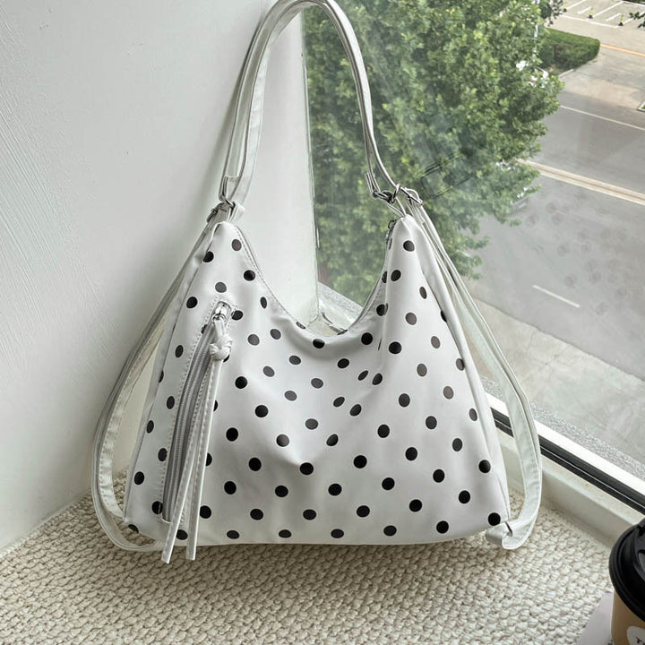 Stylish Polka Dot Tote Bag