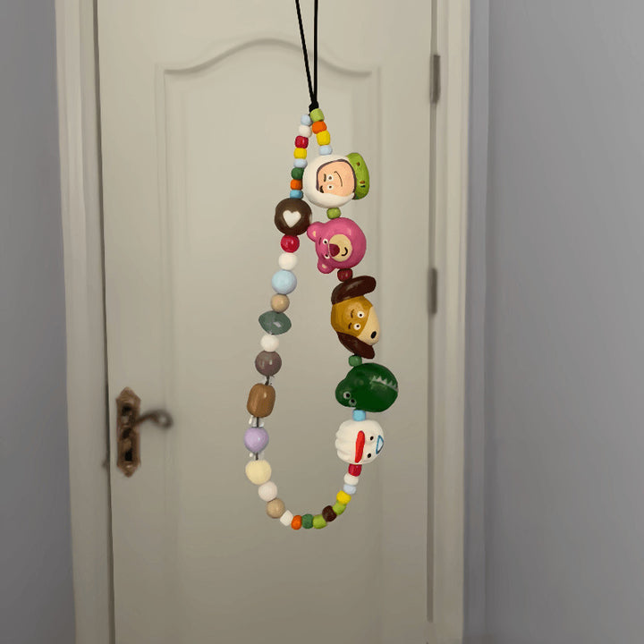 Playful Character Beaded Lanyard Kalsten