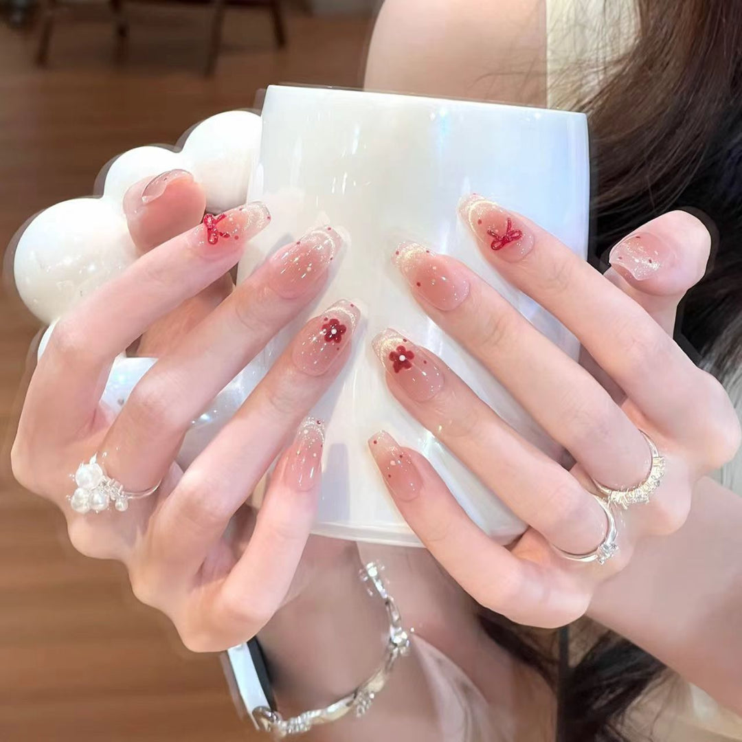 Artificial nails with glamorous design Kalsten