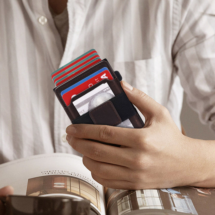 Advanced RFID-Blocking Leather Cardholder Kalsten