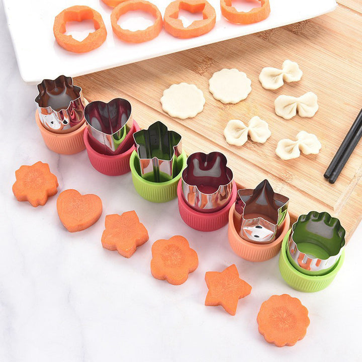 Cookie cutter set made of stainless steel with ergonomic handle Kalsten