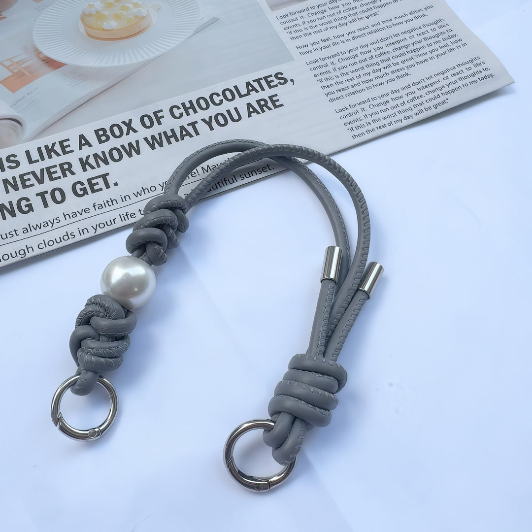Elegant Knotted Leather Keychain Holder Kalsten