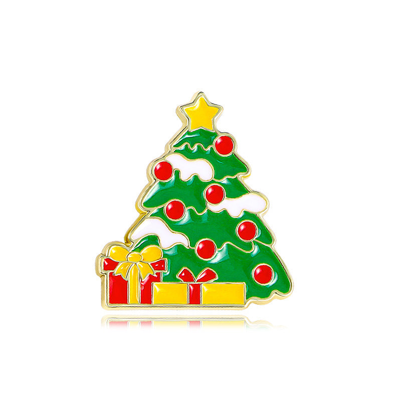 Decorative Enamel Christmas Tree Pin Kalsten