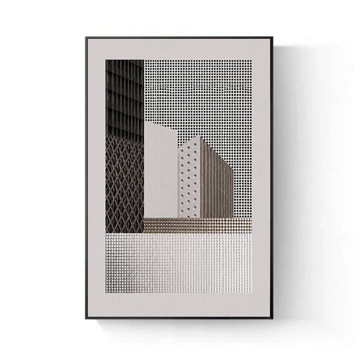 Geometric Abstract Framed Wall Art