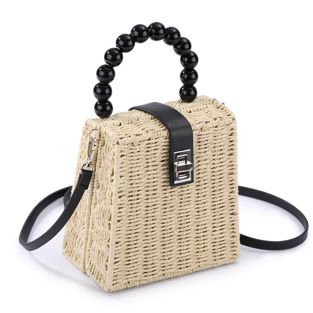 Women's Designer Basket Bag with Unique Grip Kalsten
