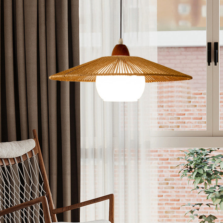 Artistic Bamboo Pendant Light