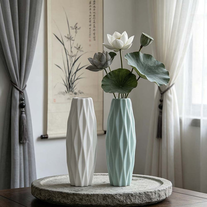 Textured Decorative Vase Kalsten