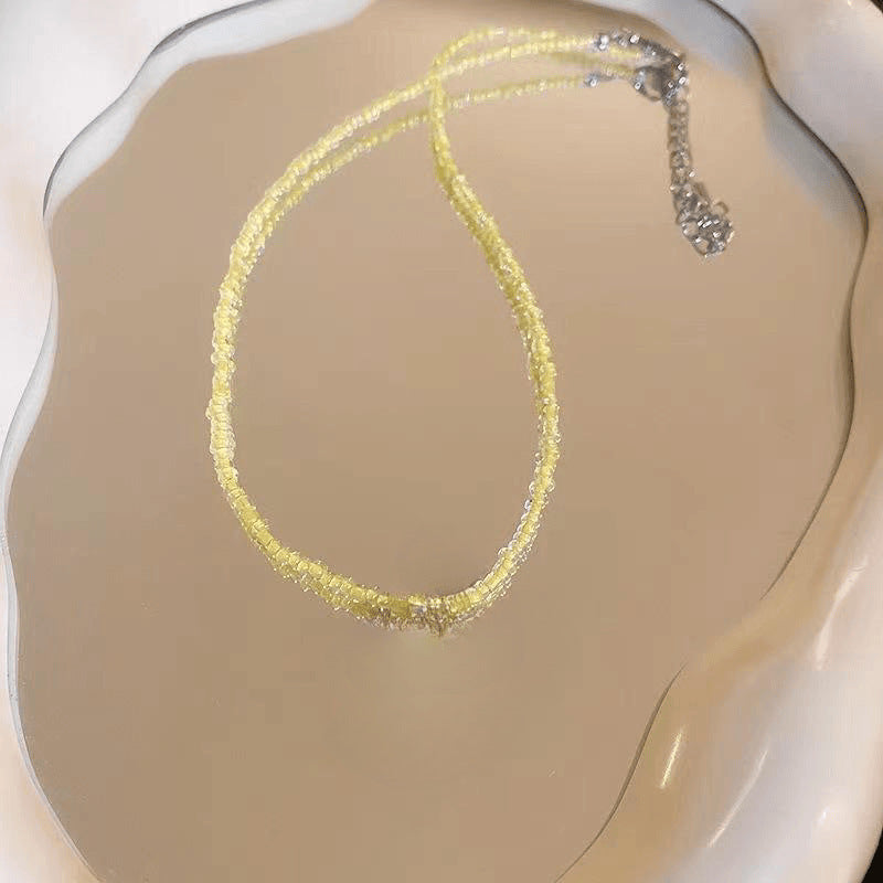 Handcrafted Beaded Choker Necklace Kalsten