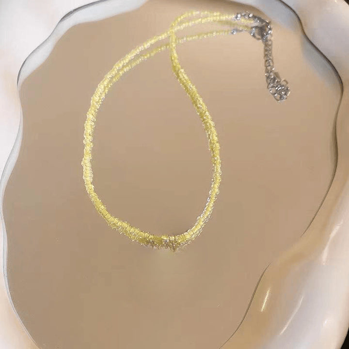 Handcrafted Beaded Choker Necklace Kalsten
