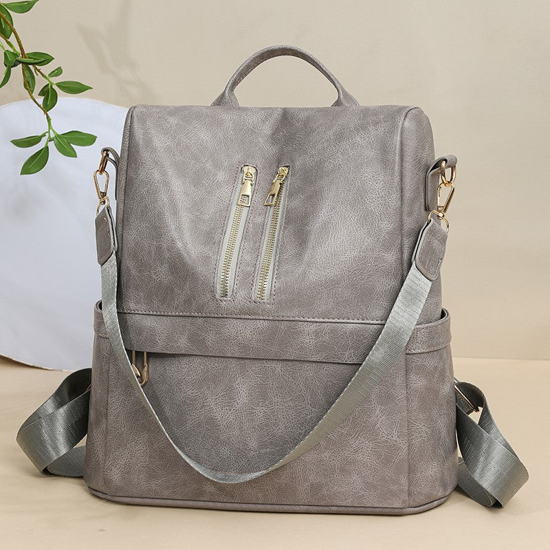 Versatile Vegan Leather Backpack Kalsten