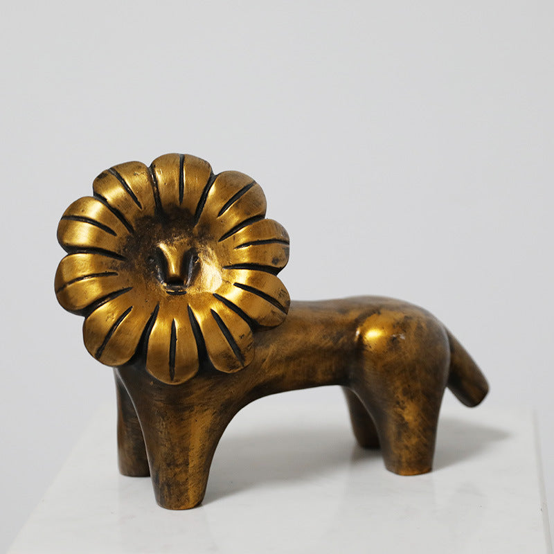 Artistic Lion Figurine