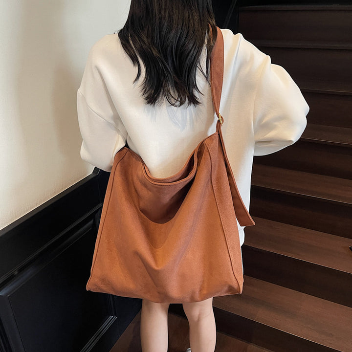 Soft Suede Hobo Bag