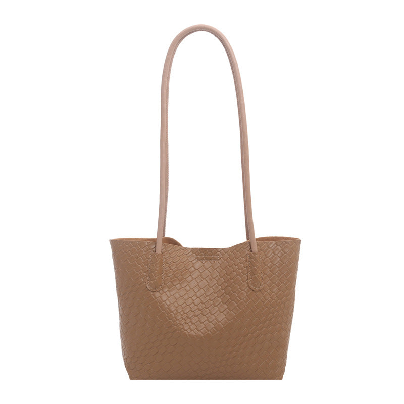 Woven Textured Handbag