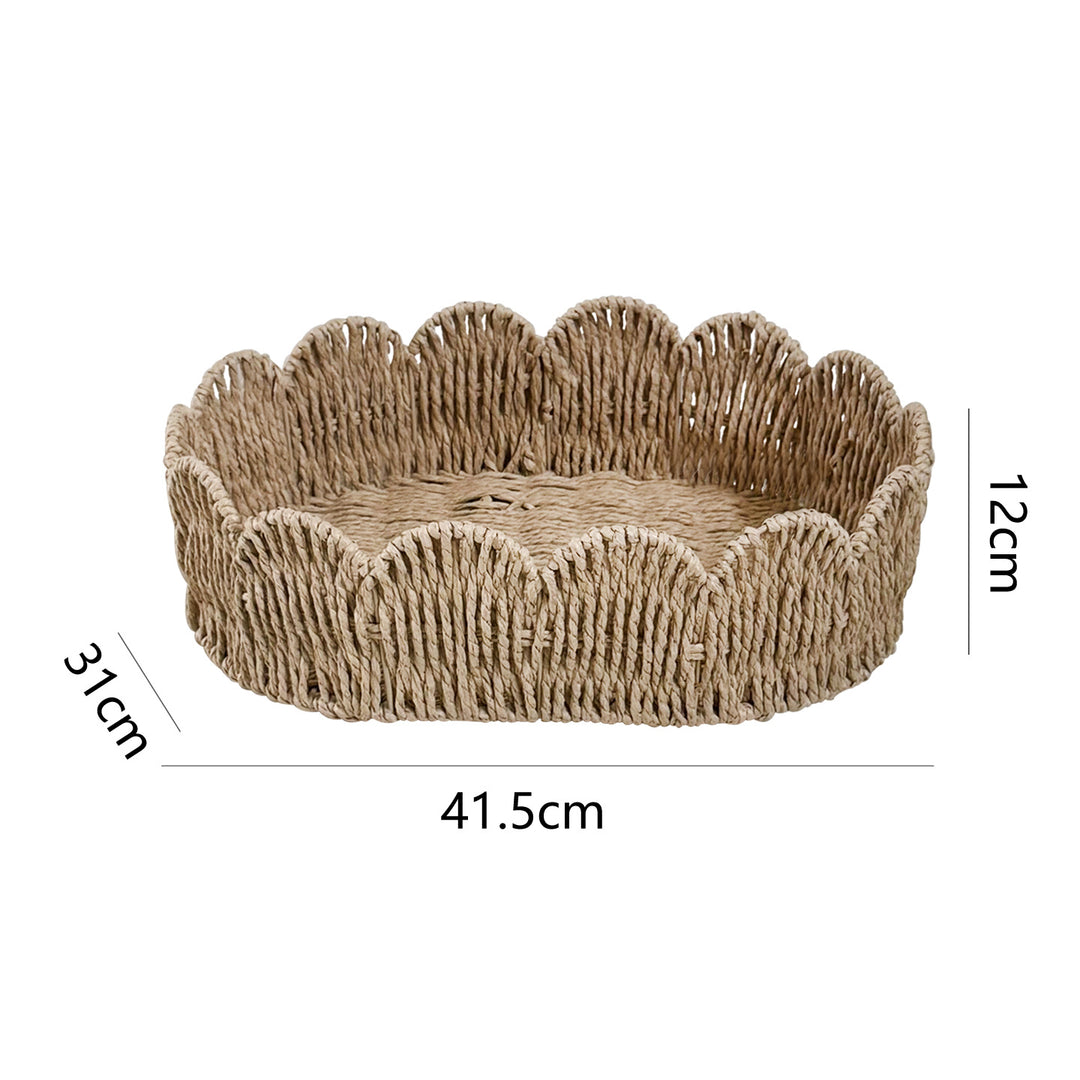 Decorative hand-woven storage basket Kalsten
