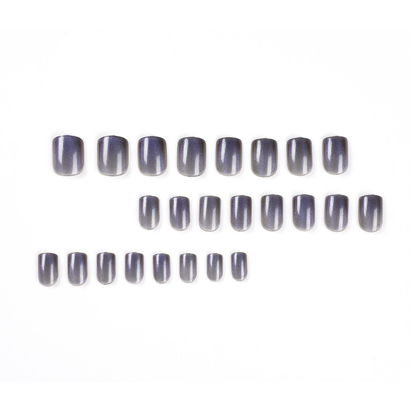 Glamorous nail extensions with glitter effect Kalsten