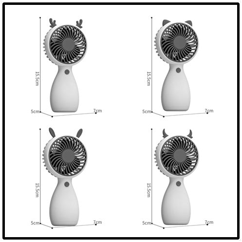 Ladies Portable Mini Fan with Animal Design Kalsten