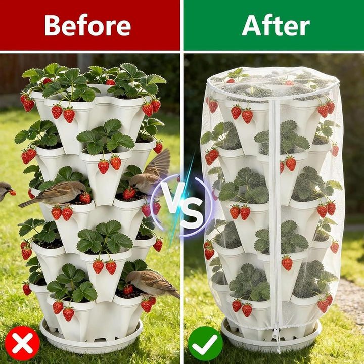 Multi-Layered Vertical Hydroponic Planter Cover Kalsten
