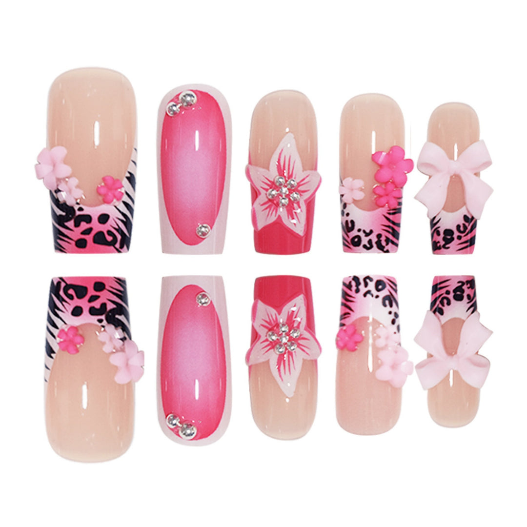 Floral Elegant Press-On Nail Extensions Kalsten