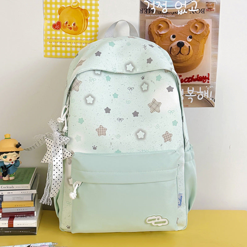 Fun Decorative Star-Patterned Backpack Kalsten