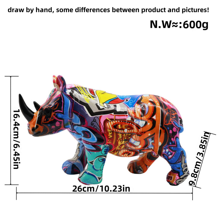 Artistic Rhino Figure Kalsten